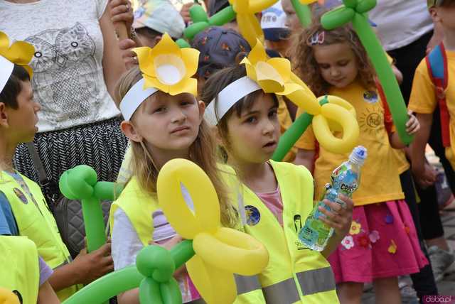 [WIDEO/FOTO] Żółty Marsz Nadziei okrążył świdnicki rynek na zwieńczenie VI edycji Pól Nadziei. Okrągły jubileusz obchodziło TPC Hospicjum