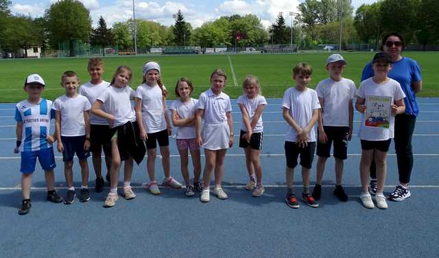 [FOTO] Najmłodsi uczniowie rywalizowali w Trójboju Lekkoatletycznym
