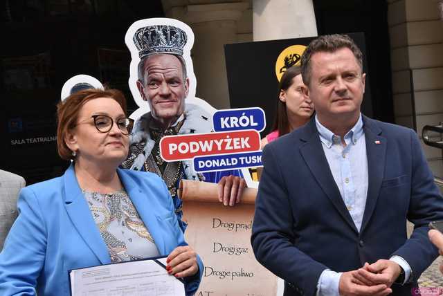 [WIDEO/FOTO] Stop podwyżkom. Europosłanka Anna Zalewska przed wyborami do Parlamentu Europejskiego
