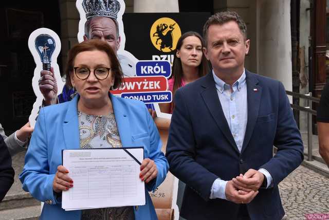 [WIDEO/FOTO] Stop podwyżkom. Europosłanka Anna Zalewska przed wyborami do Parlamentu Europejskiego
