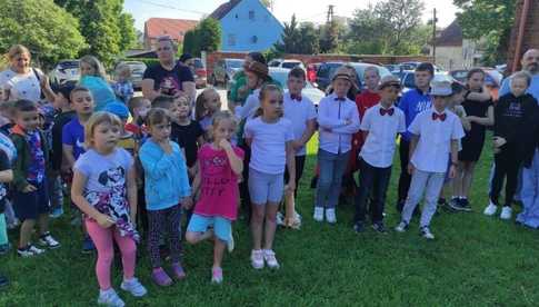 [FOTO] Otwarto nową altanę edukacyjno-rekreacyjną w Goczałkowie