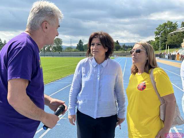 [FOTO] Święto młodych lekkoatletów. Biegowa rywalizacja przedszkolaków na stadionie