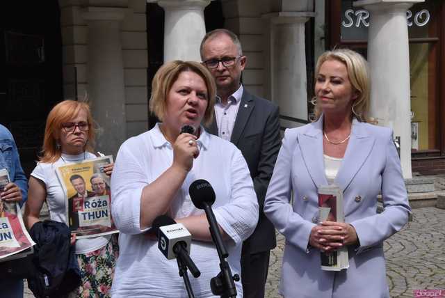 [WIDEO/FOTO] Róża Thun o wykorzystywaniu seksualnym dzieci w internecie i postulatach wyborczych przez głosowaniem do Europarlamentu