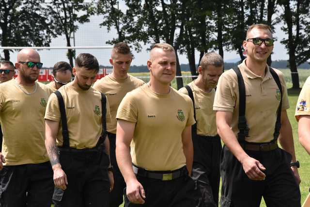 [FOTO/WYNIKI] Zacięta rywalizacja strażaków na Gminnych Zawodach Sportowo-Pożarniczych