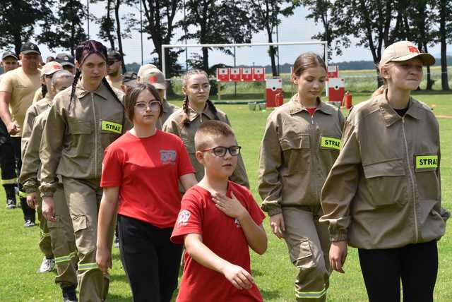 [FOTO/WYNIKI] Zacięta rywalizacja strażaków na Gminnych Zawodach Sportowo-Pożarniczych