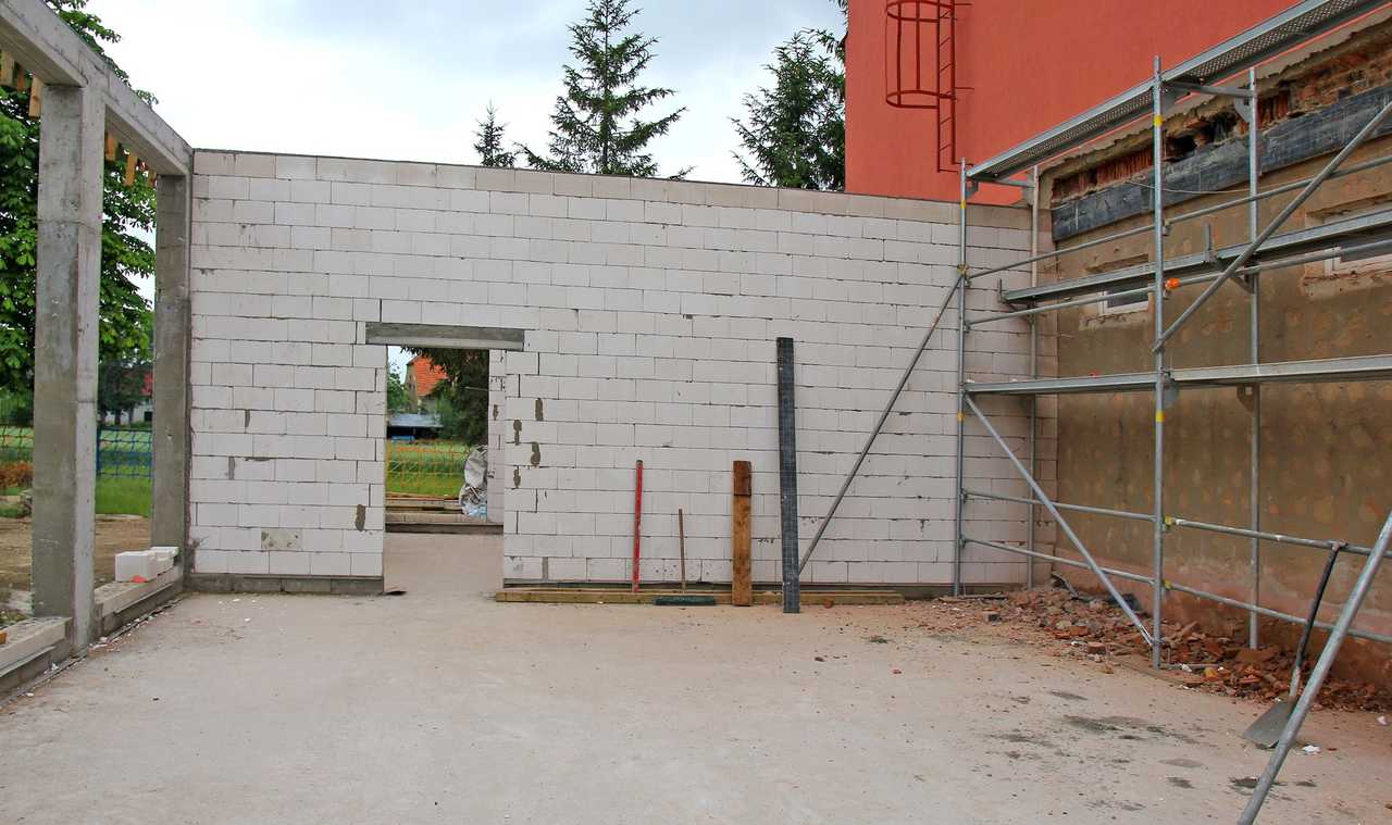 [FOTO] Trwa modernizacja szkoły w Gniewkowie
