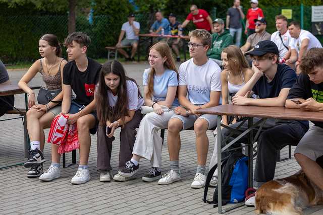 [FOTO] Wspierali biało-czerwonych na Żarowskiej Strefie Kibica. Rozegrano też turniej w Mega Piłkarzyki