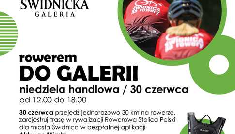 Przyjedź rowerem do Galerii i odbierz nagrodę!