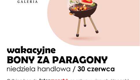 Wakacyjne bony za paragony w Galerii Świdnickiej