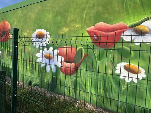 [FOTO] Nowy mural na Zawiszowie. Powstał na ścianie przedszkola