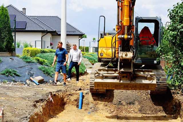 [FOTO] Trwa przebudowa dróg w Łażanach. Prace prawdopodobnie zakończą się wcześniej, niż planowano