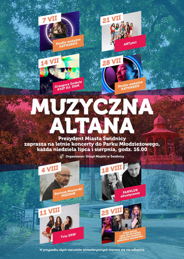 [FOTO] Nuty klasycznych kompozytorów, deep house i dźwięki podróży wybrzmiały z Muzycznej Altany w Parku Młodzieżowym