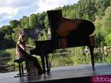 [FOTO] Utwory Chopina w wykonaniu utytułowanej pianistki wybrzmiały w samym sercu kamieniołomu