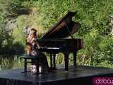 [FOTO] Utwory Chopina w wykonaniu utytułowanej pianistki wybrzmiały w samym sercu kamieniołomu