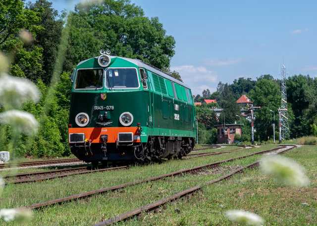[WIDEO/FOTO] Zabytkowy pociąg przejechał przez Góry Sowie i u podnoża Masywa Ślęży. Zobaczcie ujęcia z drona!