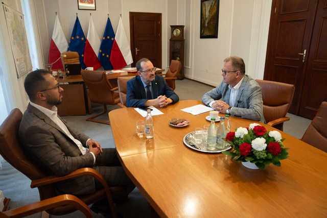 [FOTO] Włodarze Świebodzic spotkali się z wojewodą dolnośląskim