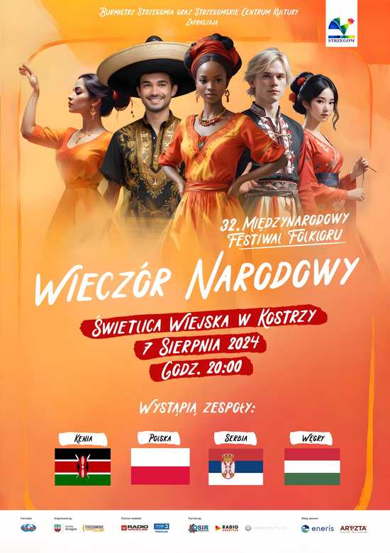 Z Kenii, Kolumbii, Francji, Serbii i Węgier. Poznajcie zespoły, które wystąpią na 32. Międzynarodowym Festiwalu Folkloru!