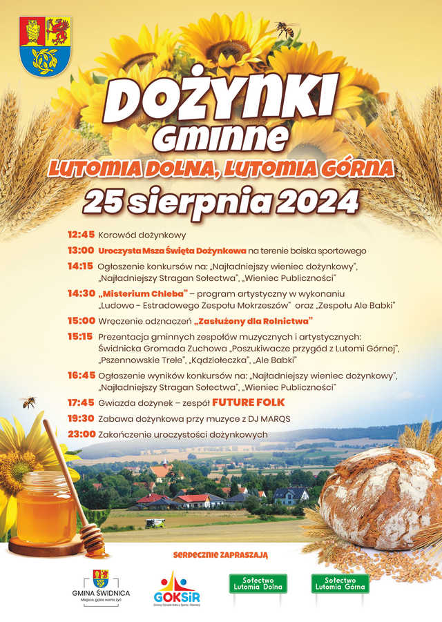 Przygotowania do dożynek gminnych idą pełną parą! Znamy szczegółowy program