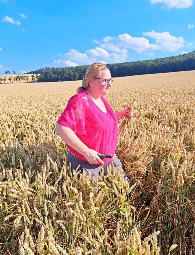 [FOTO] Mieszkańcy gminy Żarów przygotowują dożynkowe wieńce 