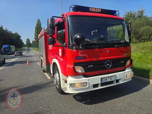 [FOTO] Tragedia na Esperantystów. Kierowca zmarł na miejscu