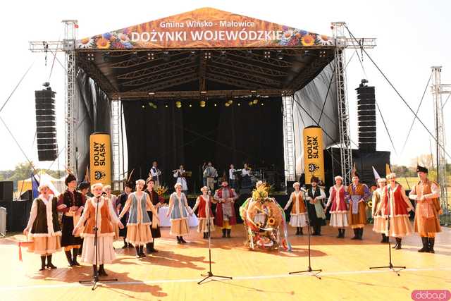 [WIDEO/FOTO] Dożynki Wojewódzkie w Małowicach. Nie zabrakło przedstawicieli naszego powiatu!