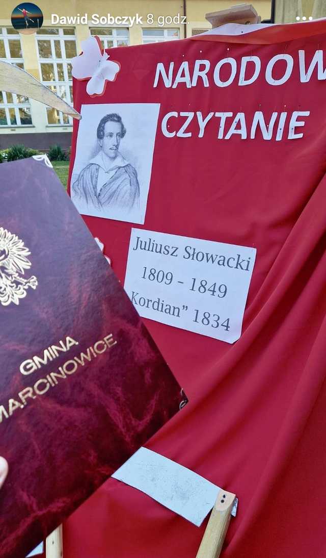 [FOTO] Czytali Kordiana w Marcinowicach