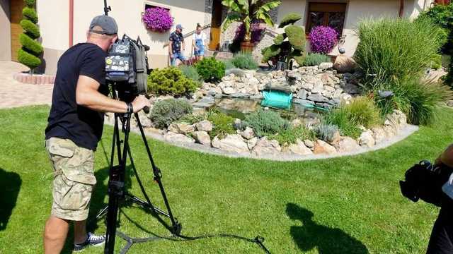 [FOTO] Ekipa programu telewizyjnego Rok w ogrodzie zawitała do gminy Żarów