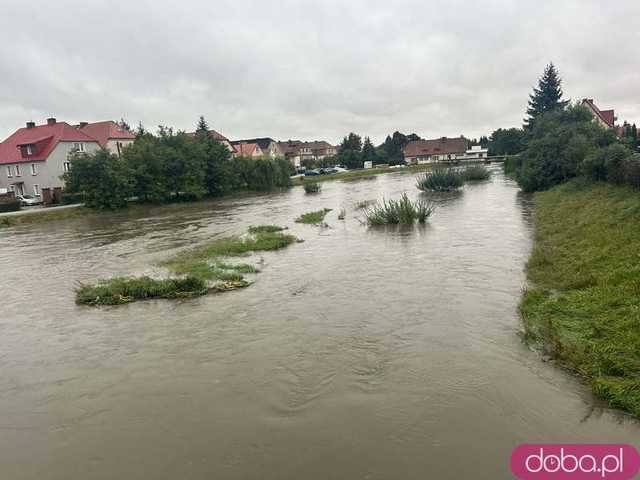 [FOTO, VIDEO] Pszenno walczy ze skutkami ulewy. Ochotnicy rozkładają worki z piaskiem