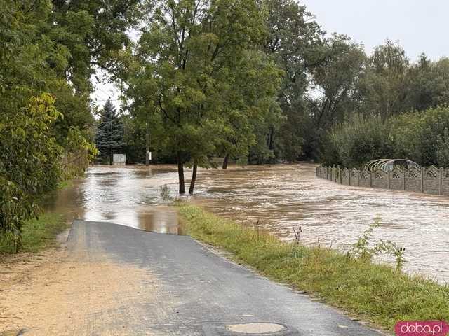[FOTO, VIDEO] Dynamiczna sytuacja powodziowa w gm. Marcinowice. Najbardziej ucierpiał Zebrzydów i Strzelce
