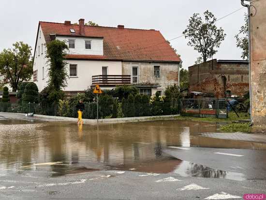 [FOTO, VIDEO] Dynamiczna sytuacja powodziowa w gm. Marcinowice. Najbardziej ucierpiał Zebrzydów i Strzelce