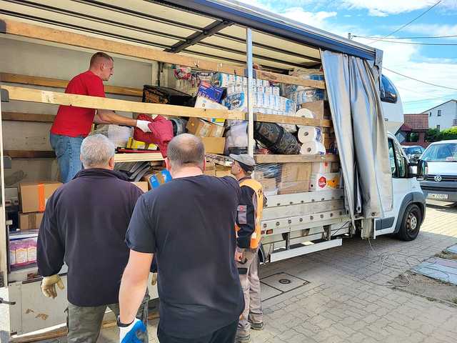 [FOTO] Partnerska gmina z odsieczą dla powodzian