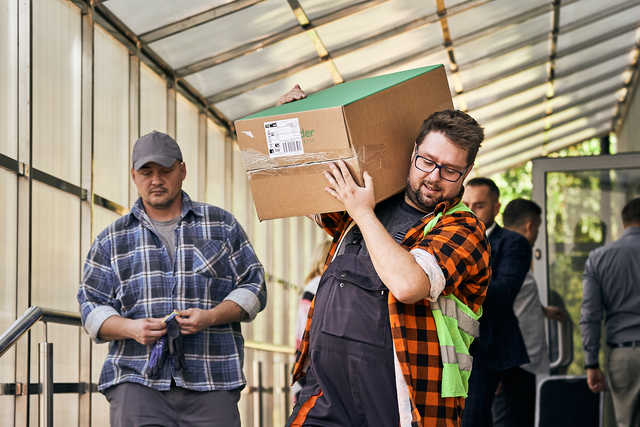 [FOTO] Siedlce przekazały dary dla powodzian z gminy Marcinowice
