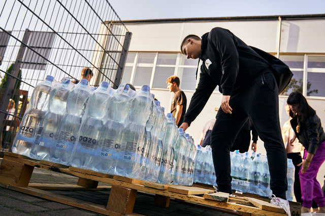 [FOTO] Siedlce przekazały dary dla powodzian z gminy Marcinowice