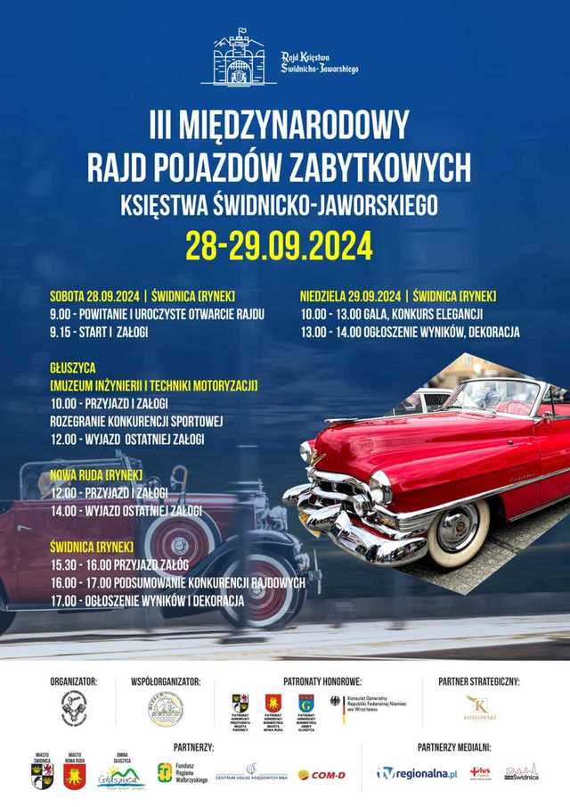[WIDEO/FOTO] Zobaczcie te maszyny! Wystartował III Międzynarodowy Rajd Pojazdów Zabytkowych