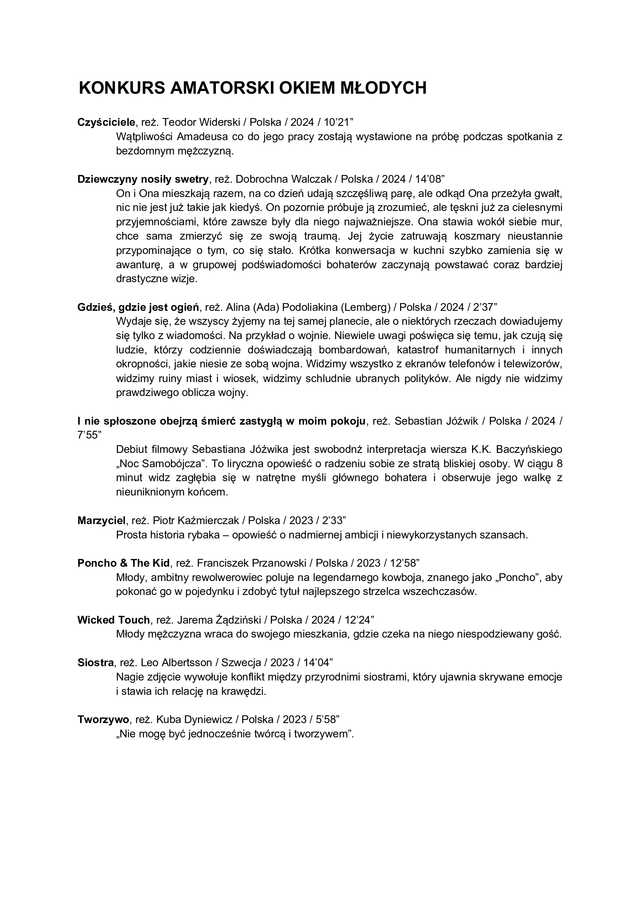 Znamy program X Festiwalu Filmowego Spektrum! W tym roku czeka nas jubileuszowa edycja