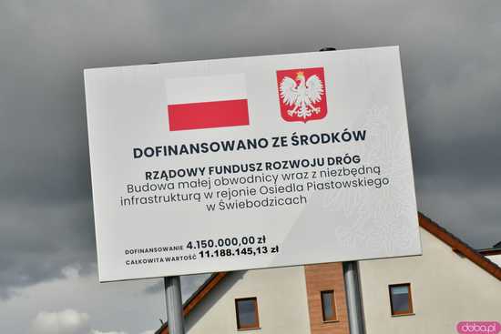 [FOTO] Mała Obwodnica Świebodzic oficjalnie oddana do użytku. Inwestycja pochłonęła ponad 11 mln złotych