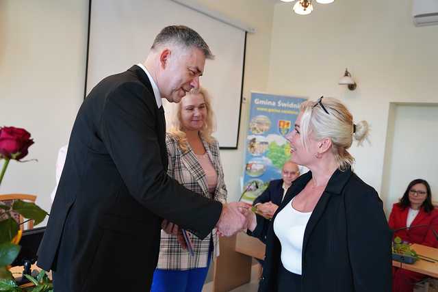 Spotkanie wójta z dyrektorami i nauczycielami z okazji Dnia Edukacji Narodowej 