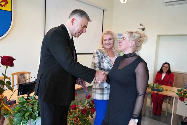 Spotkanie wójta z dyrektorami i nauczycielami z okazji Dnia Edukacji Narodowej 
