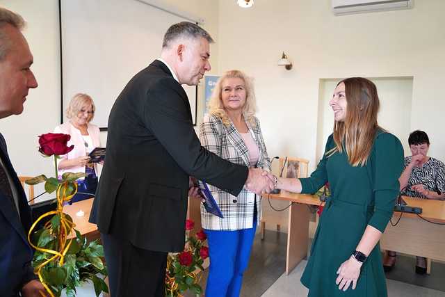 Spotkanie wójta z dyrektorami i nauczycielami z okazji Dnia Edukacji Narodowej 