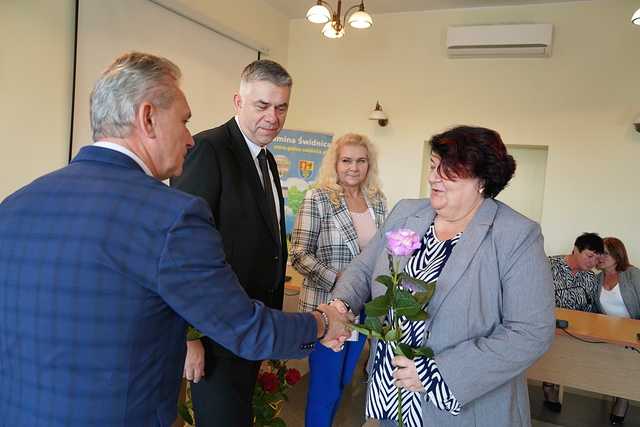 Spotkanie wójta z dyrektorami i nauczycielami z okazji Dnia Edukacji Narodowej 