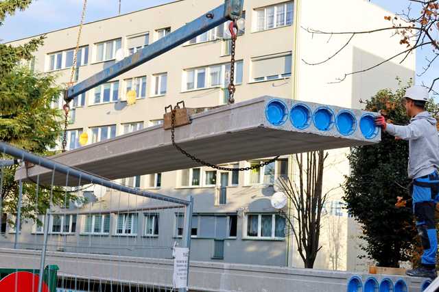 [FOTO] Postępuje rozbudowa Żłobka Miejskiego w Żarowie