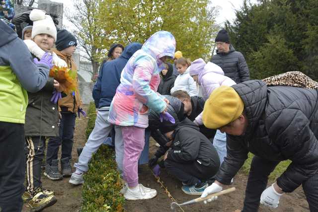 [FOTO] Zebrali się, aby zasadzić żonkile. Za nami społeczna akcja w Strzegomiu
