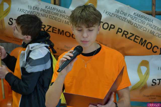 [WIDEO/FOTO] Wspólnie przemaszerowali i wystąpili przeciwko przemocy. Podsumowano kolejną edycję kampanii w Żarowie