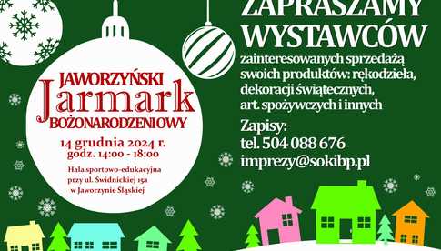 14.12, Jaworzyna Śląska: Jarmark Bożonarodzeniowy