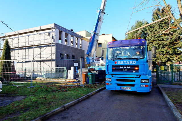 [FOTO] Kolejny etap prac przy rozbudowie Żłobka Miejskiego w Żarowie 