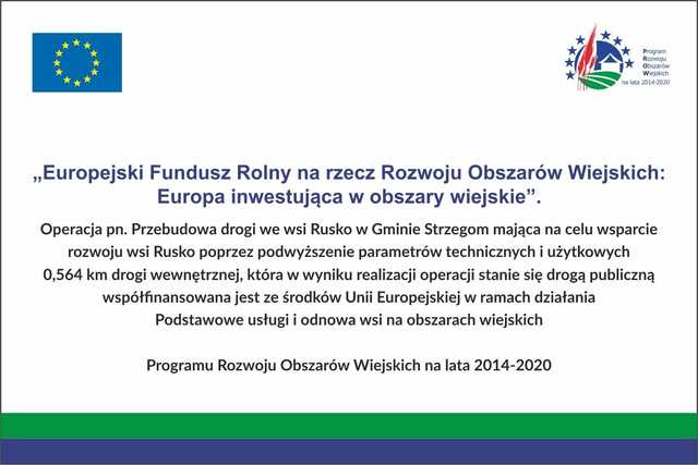 [FOTO] Droga w Rusku oddana do użytku