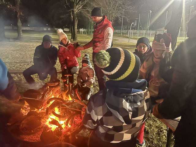 [FOTO] Przy ognisku o sporcie. Za nami Sportowa Kolęda