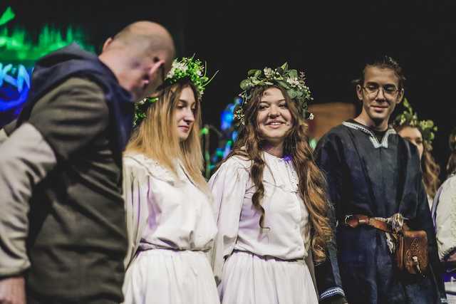 [FOTO] Pradawne zwyczaje słowiańskie tematem przewodnim Widowiska Muzycznego zespołu Berkanan