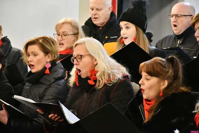 [WIDEO/FOTO] W murach kościoła św. Wacława zagrano Koncert Świąteczny. Wystąpił chór Tactus Sonus