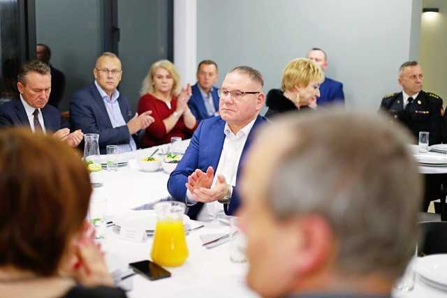 [FOTO] Strażacy-ochotnicy z naszego powiatu świętowali na Spotkaniu Opłatkowym